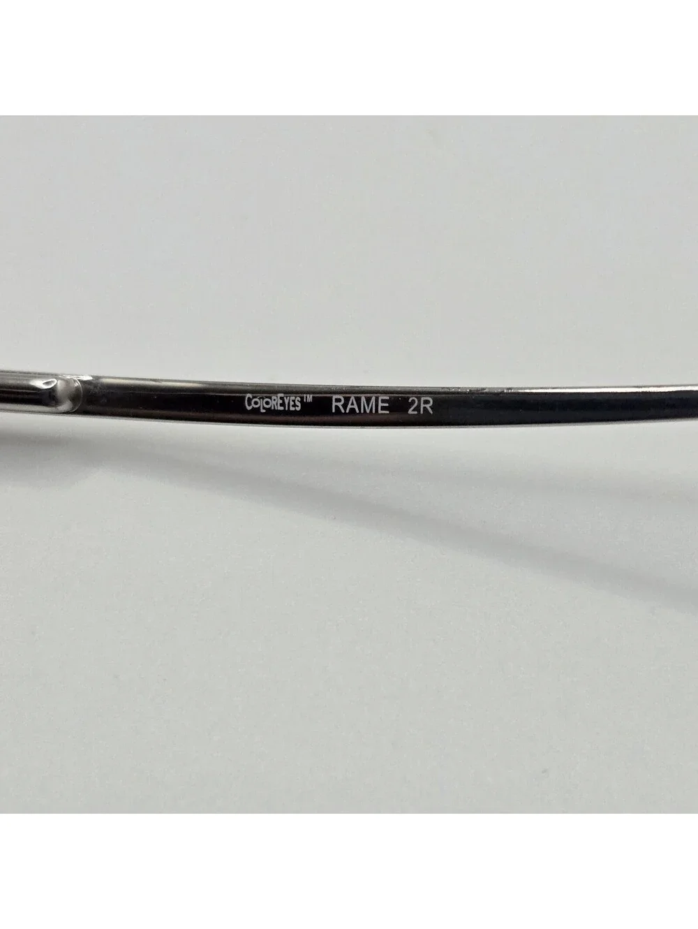 Rare Discontinued Coloreyes Sunglasses 2R Italy - Color Eyes Glasses - Silver